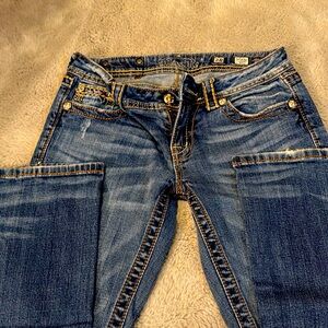 Vintage low rise boot cut miss me